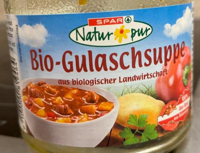 Fotografie - Bio gulaschsuppe Spar Natur pur