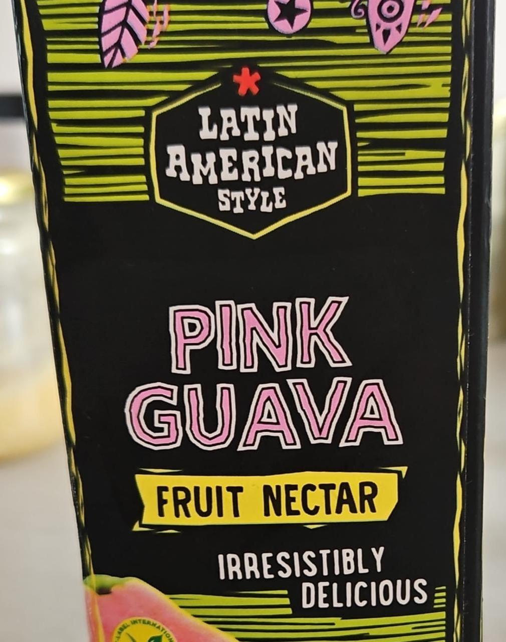 Fotografie - Pink guava fruit nectar Latin american style