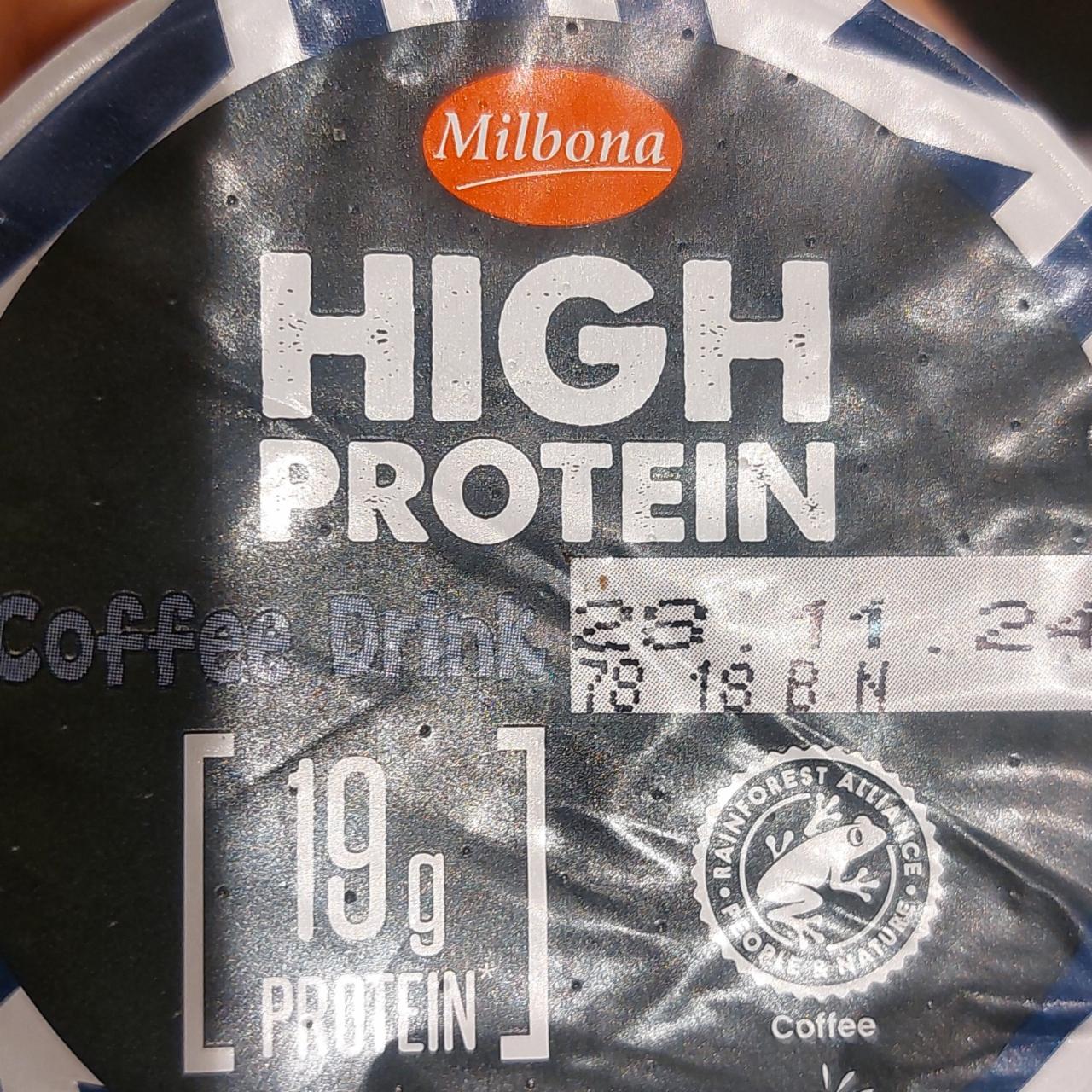 Fotografie - High protein coffee drink Milbona