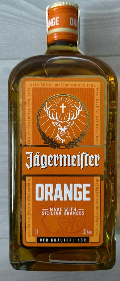 Fotografie - Jägermeister orange