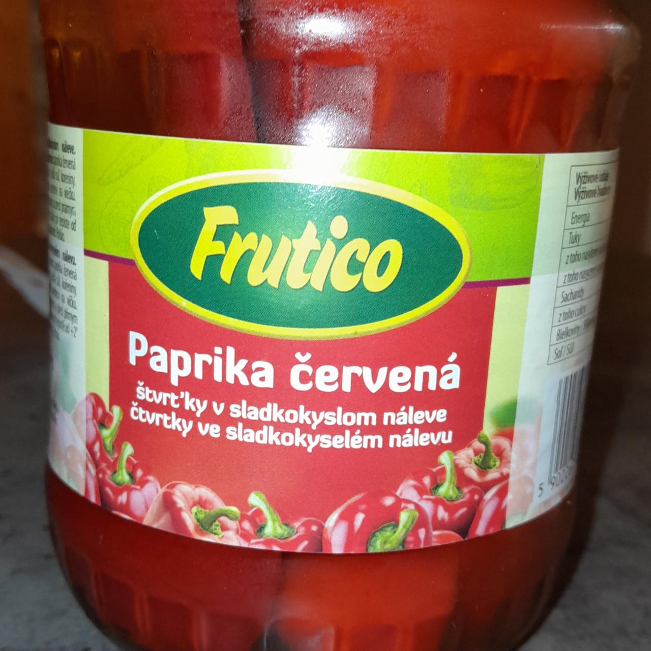 Fotografie - Paprika červená ve sladkokyselém nálevu Frutico