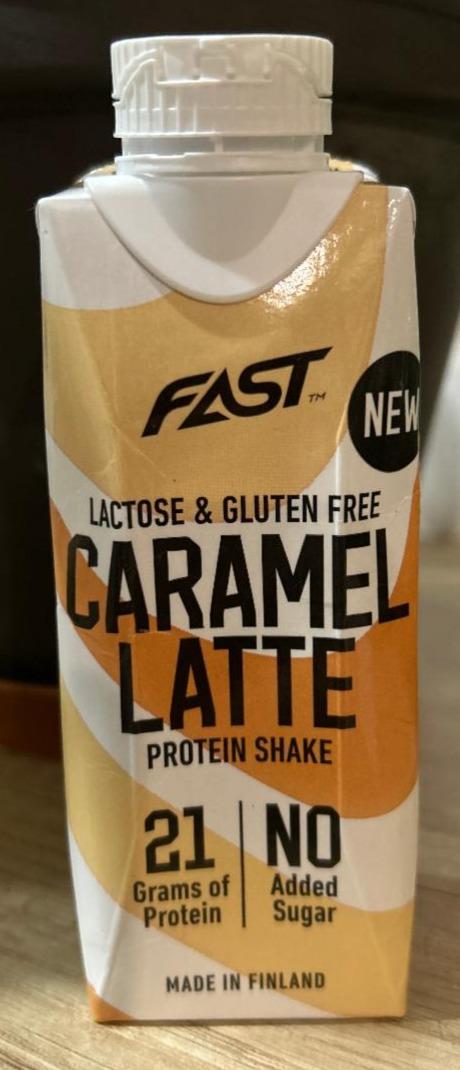 Fotografie - Protein shake caramel latte lactose & gluten free Fast