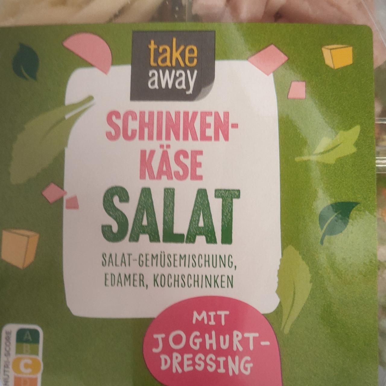 Fotografie - Schinken-Käse Salat Take away