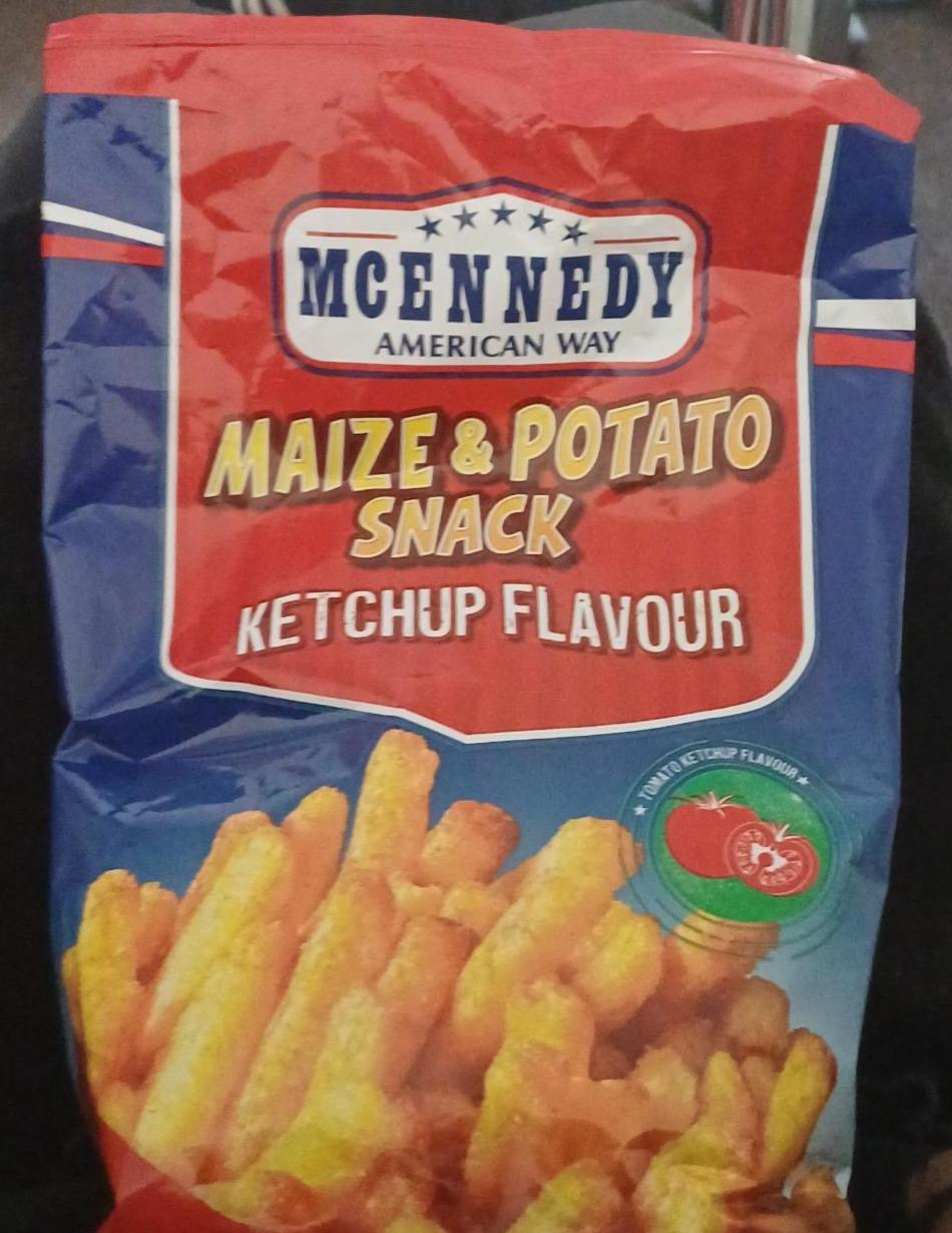 Fotografie - Maize & potato snack ketchup flavour McEnnedy American Way