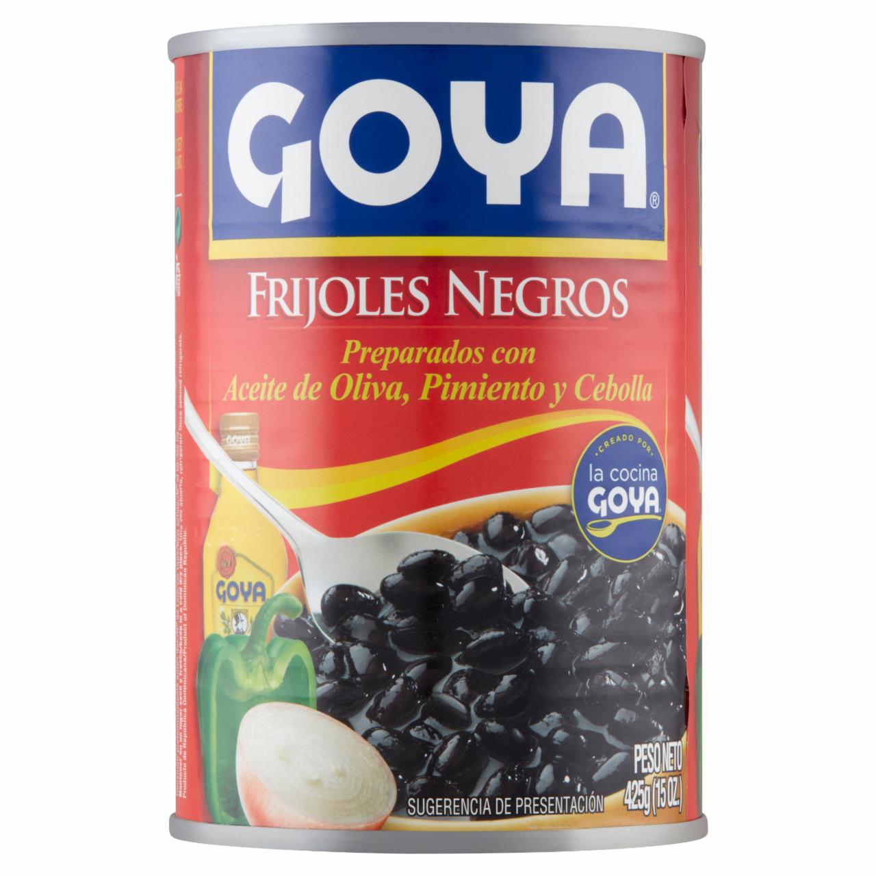 Fotografie - Black Bean Soup with Olive Oil, Bell Pepper & Onion Goya