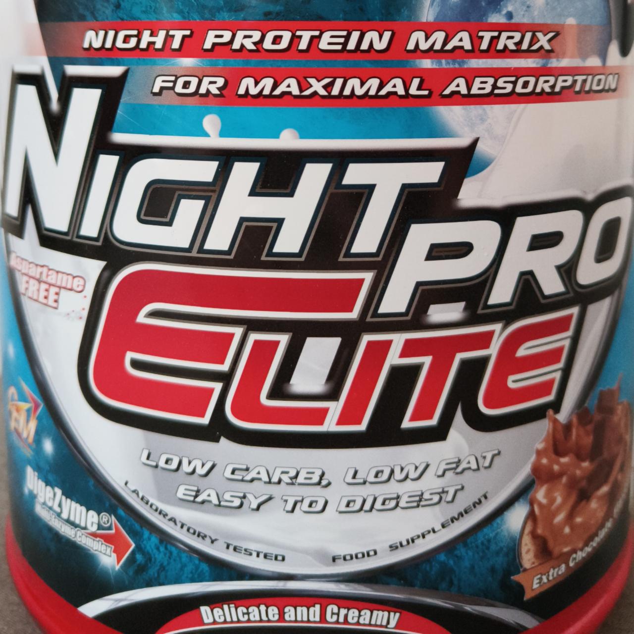 Fotografie - Night pro elite extra chocolate Amix advanced nutrition