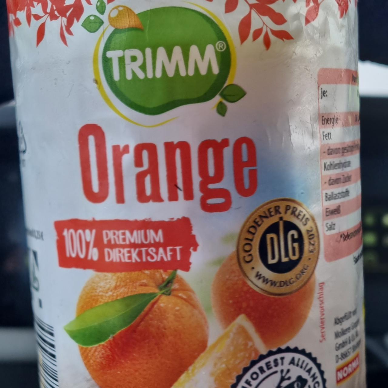 Fotografie - Orange 100% premium direktsaft Trimm