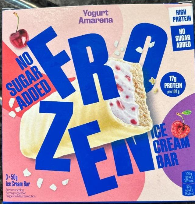 Fotografie - Ice cream bar yogurt amarena FRO ZEN