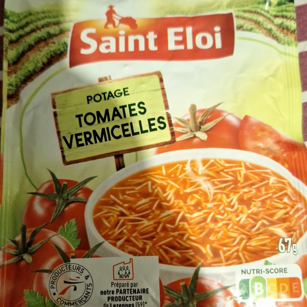 Fotografie - Potage tomates vermicelles Saint Eloi