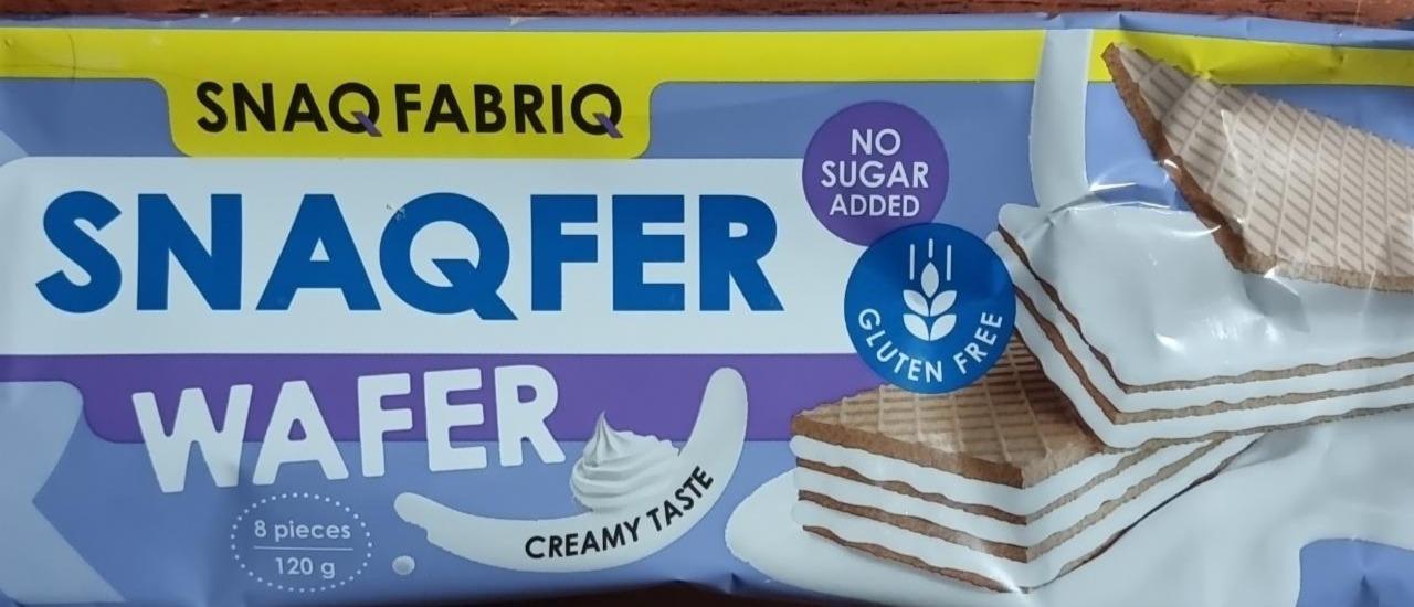 Fotografie - Snaqfer wafer creamy Snaq Fabriq