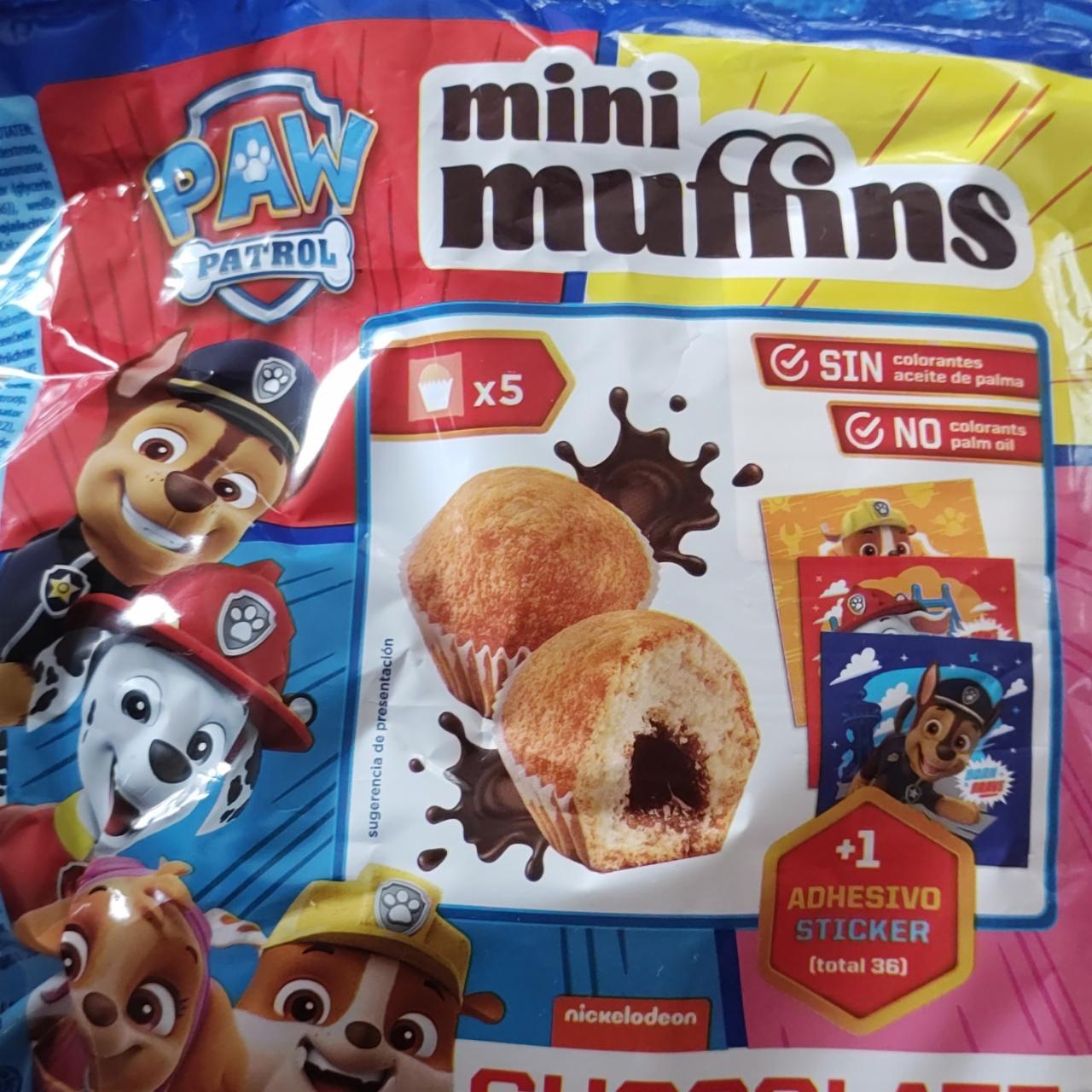 Fotografie - Mini muffins chocolate Paw Patrol