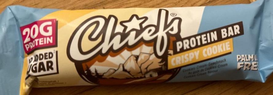 Fotografie - Chiefs protein bar CRISPY COOKIE