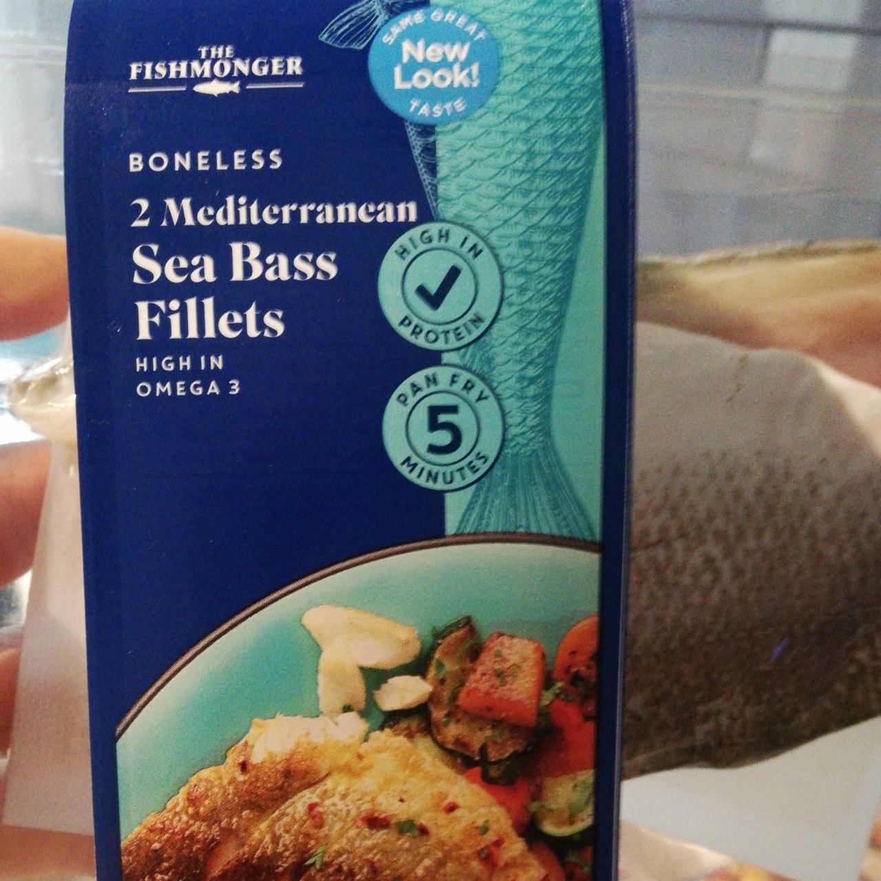 Fotografie - Boneless 2 mediterranean sea bass fillets The fishmonger