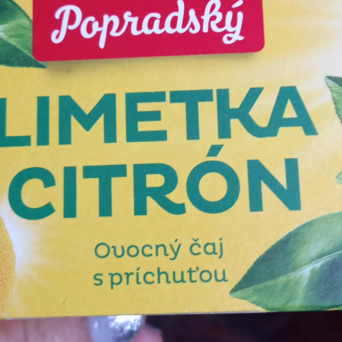 Fotografie - Čaj limetka citron Popradský