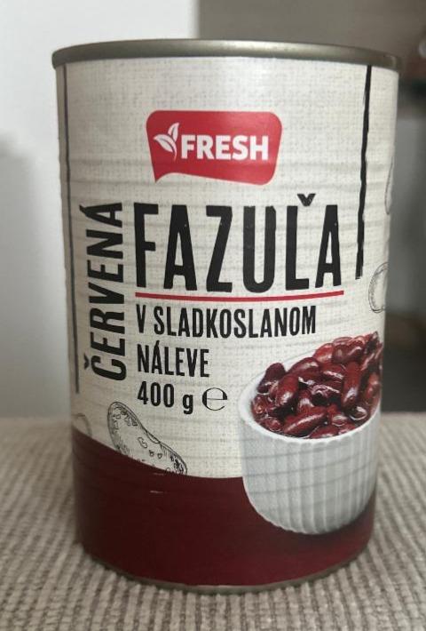 Fotografie - Červená fazuľa v sladkoslanom náleve Fresh