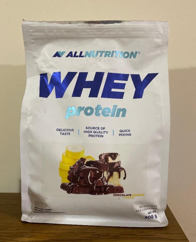 Fotografie - Whey Delicious Chocolate with Banana Allnutrition