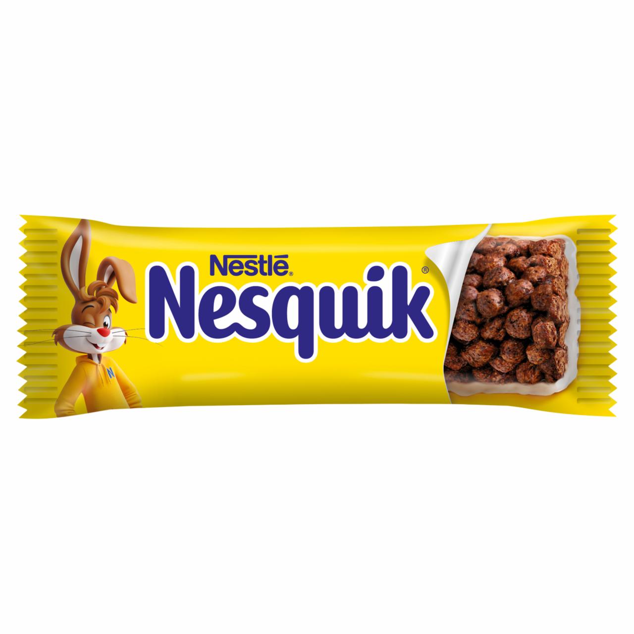 Fotografie - Nesquik breakfast cereal bar with milky base Nestlé