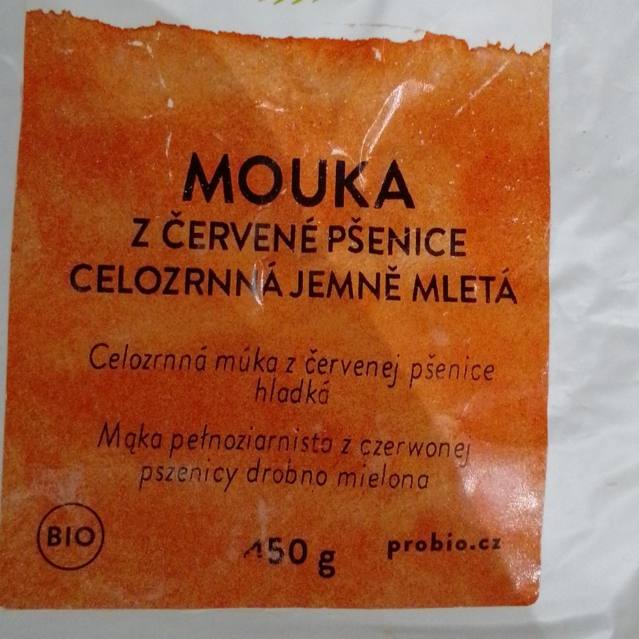 Fotografie - Mouka z červené pšenice celozrnná jemně mletá Probio