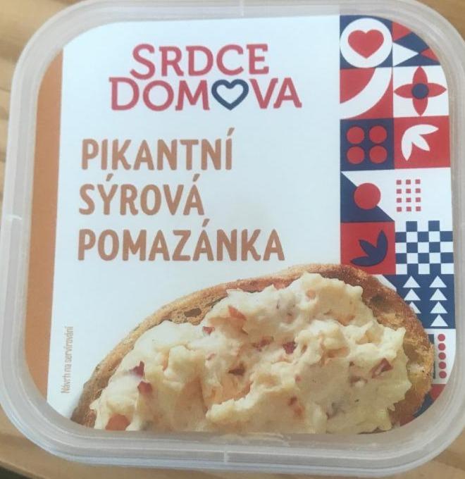 Fotografie - Pikantní sýrová pomazánka Srdce domova