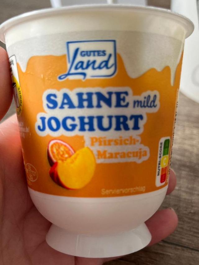 Fotografie - Sahne joghurt pfirsich-maracuja Gutes Land