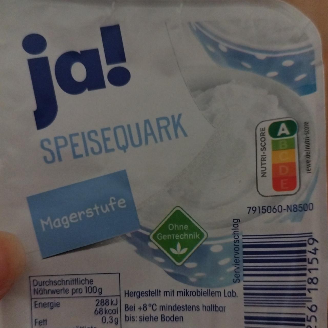 Fotografie - Speisequark magerstufe Ja!