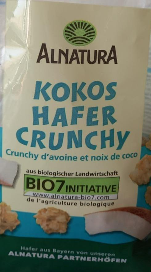 Fotografie - Kokos hafer crunchy Alnatura