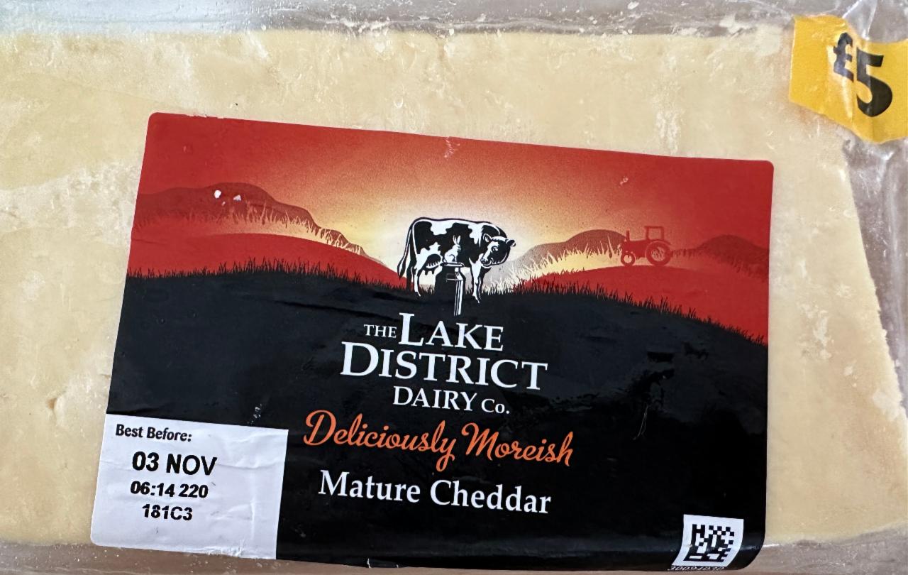 Fotografie - Mature cheddar The Lake District Dairy Co.