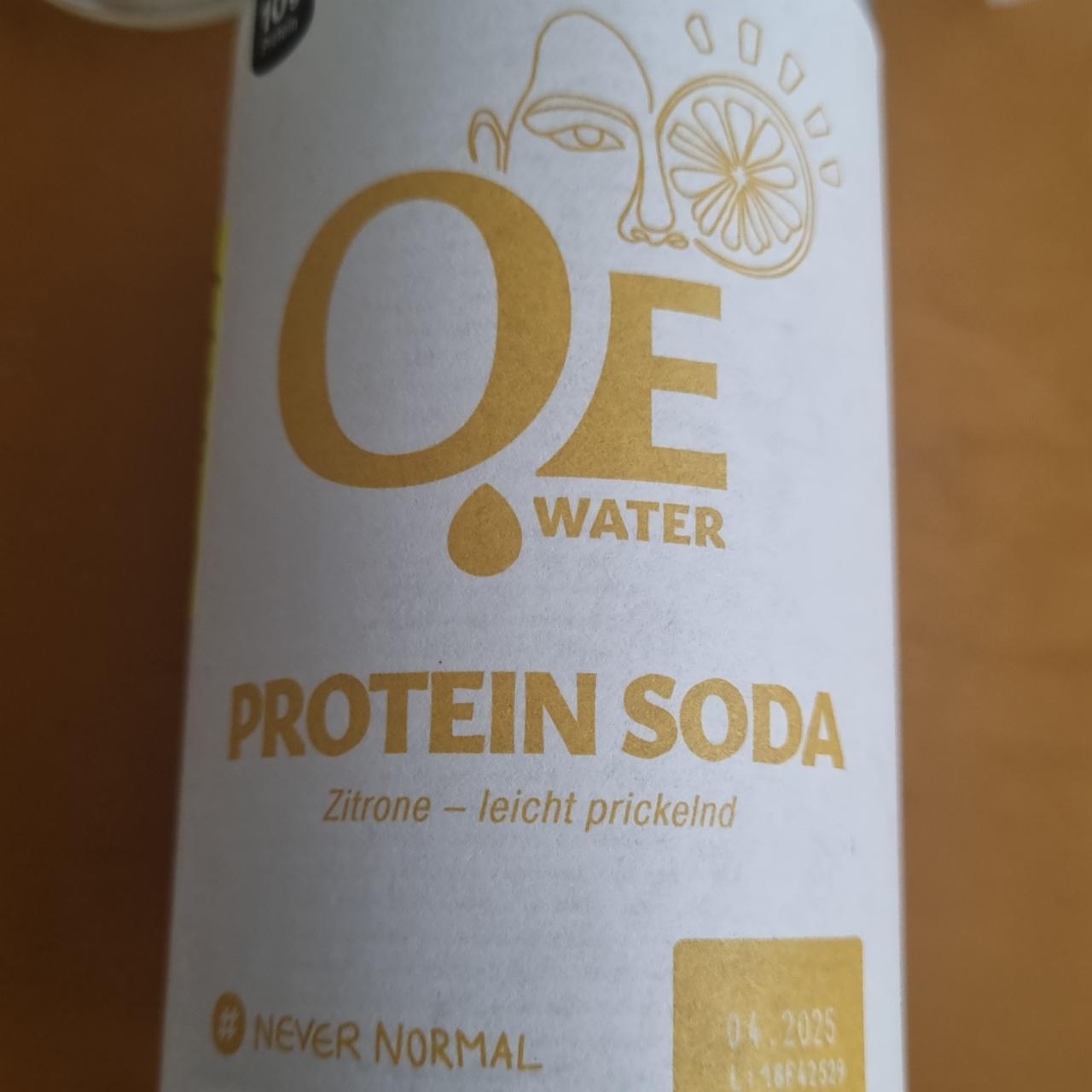 Fotografie - Protein soda zitrone OeWater