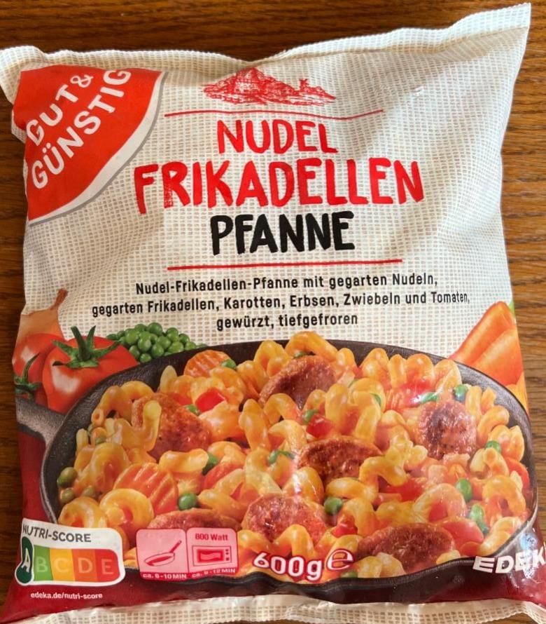 Fotografie - Nudel frikadellen pfanne Edeka