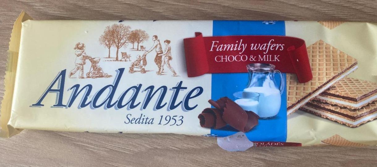 Fotografie - Family wafers choco & milk Andante