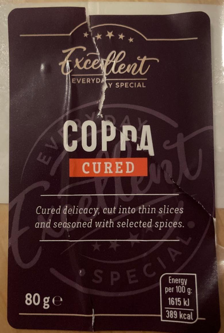 Fotografie - Cured delicacy, cut into thin slices and seasoned with selected spices Coppa