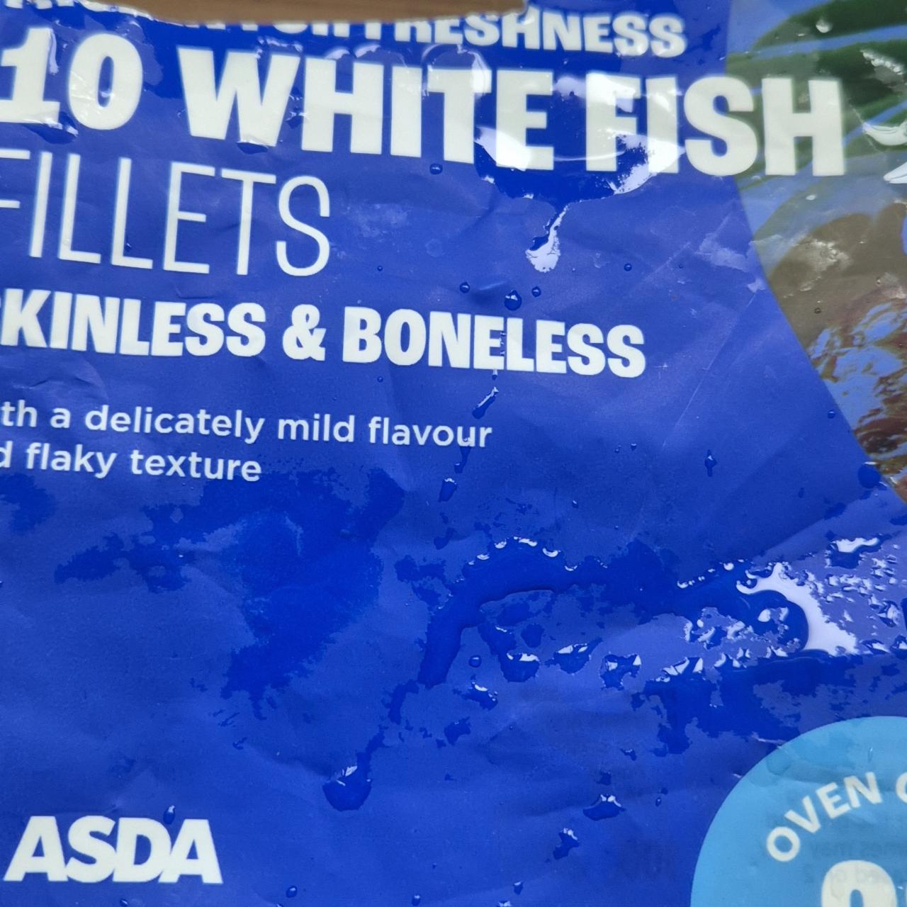 Fotografie - 10 White fish fillets Asda