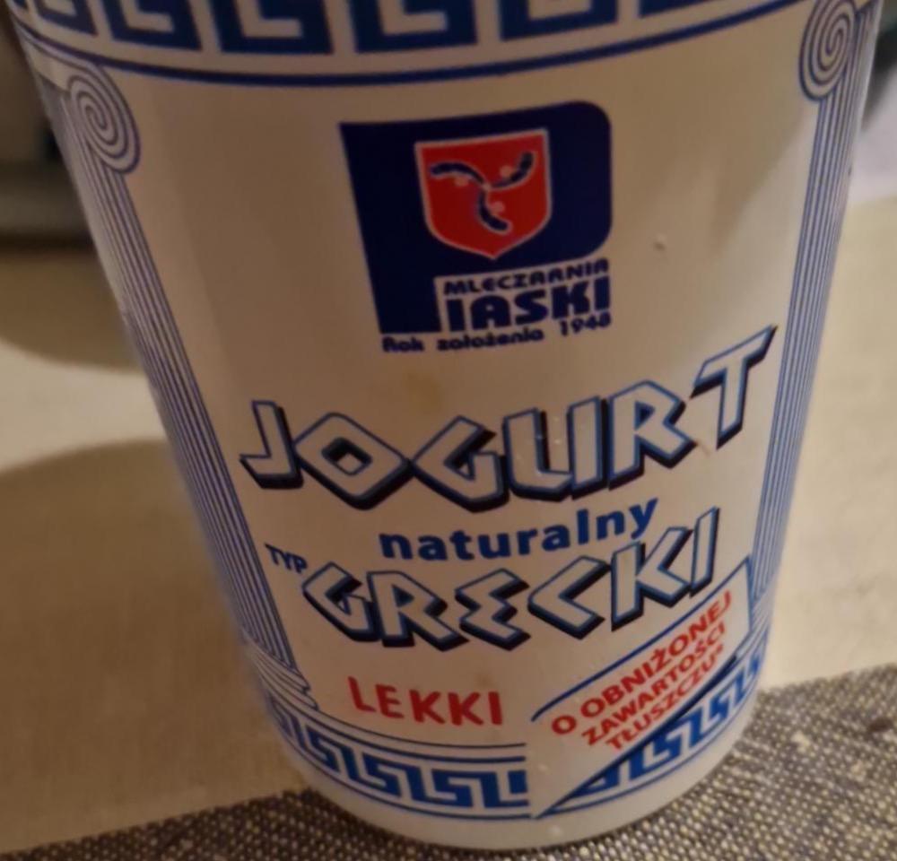 Fotografie - Jogurt naturalny grecki lekki Mleczarnia piaski