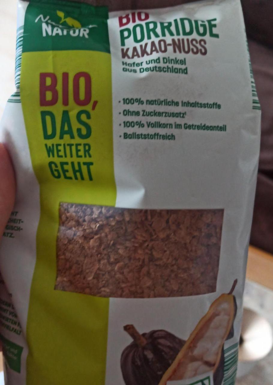 Fotografie - Bio porridge kakao-nuss Nur Nur Natur