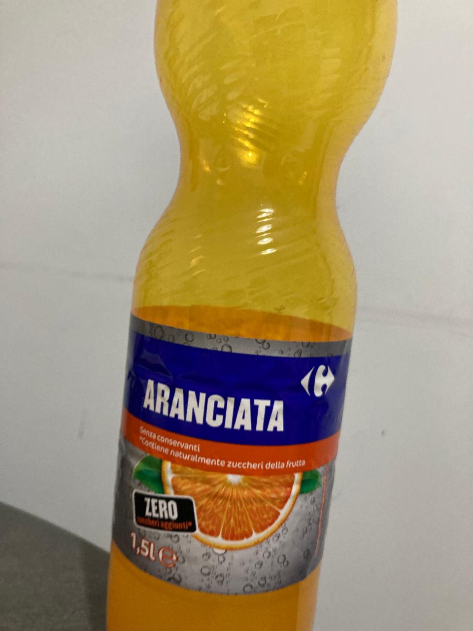 Fotografie - Aranciata zero Carrefour