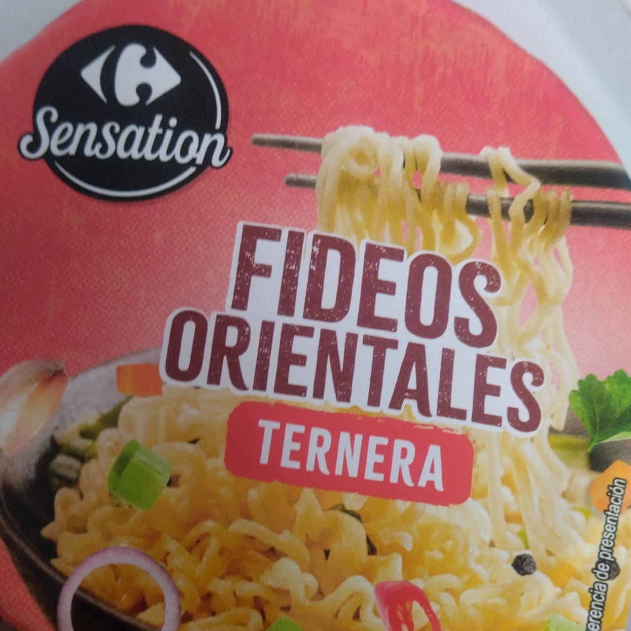 Fotografie - Fideos orientales ternera Sensation