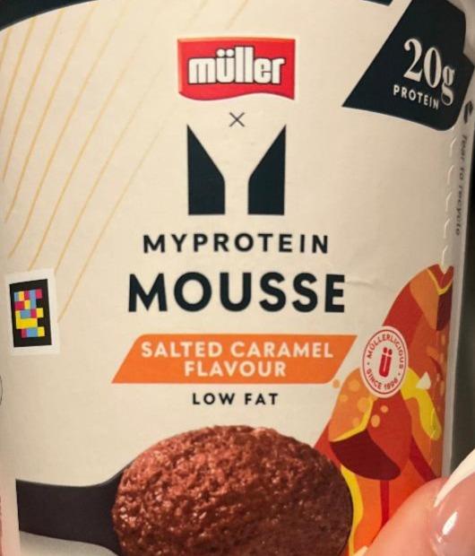 Fotografie - Myprotein mousse salted caramel flavor Müller