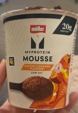 Fotografie - Myprotein mousse salted caramel flavor Müller