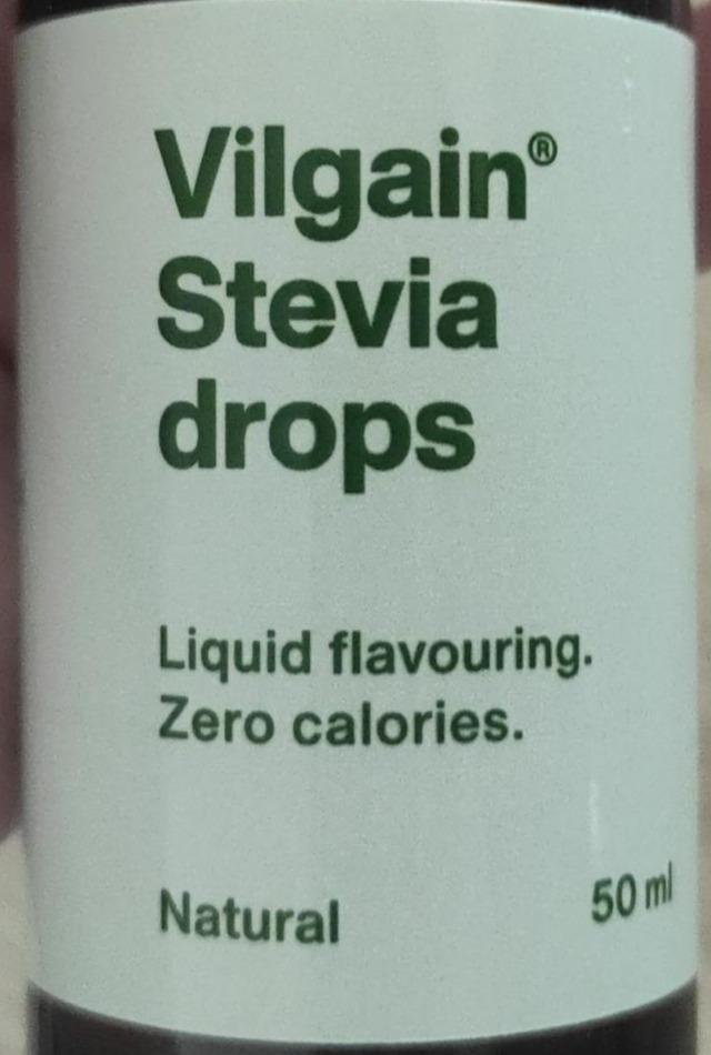 Fotografie - Stevia drops natural Vilgain