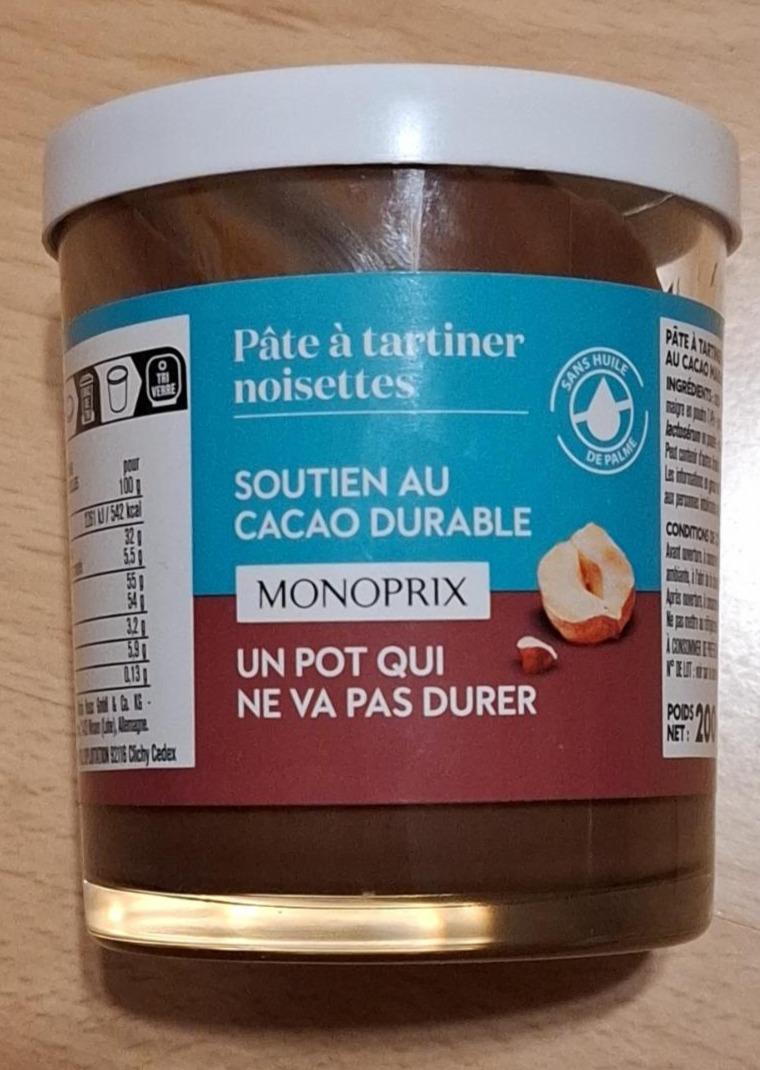 Fotografie - Pâte à tartiner noisettes Monoprix