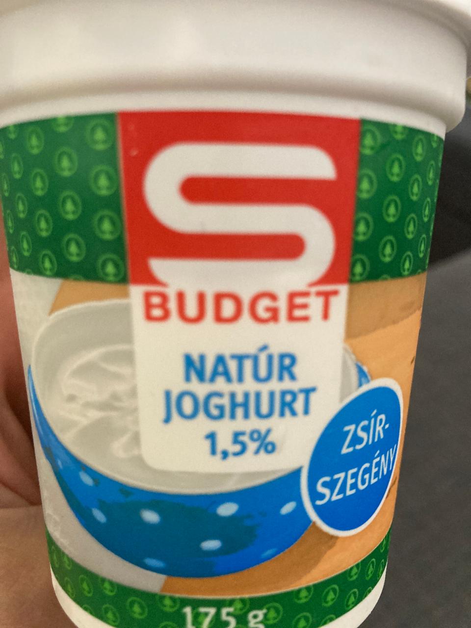 Fotografie - Natúr joghurt 1,5% S Budget