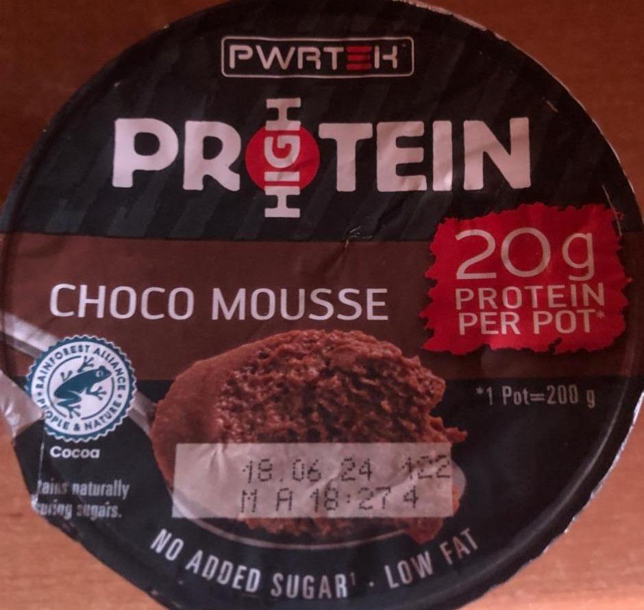 Fotografie - High protein choco mousse Pwrtek