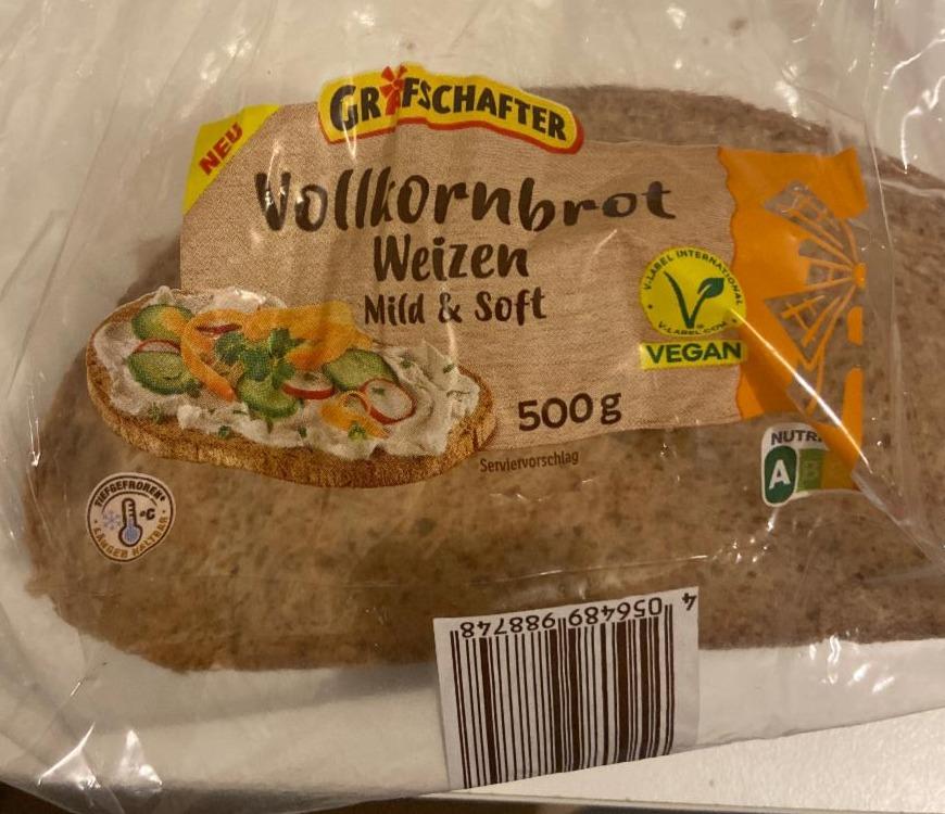 Fotografie - Vollkornbrot weizen mild & soft Grafschafter