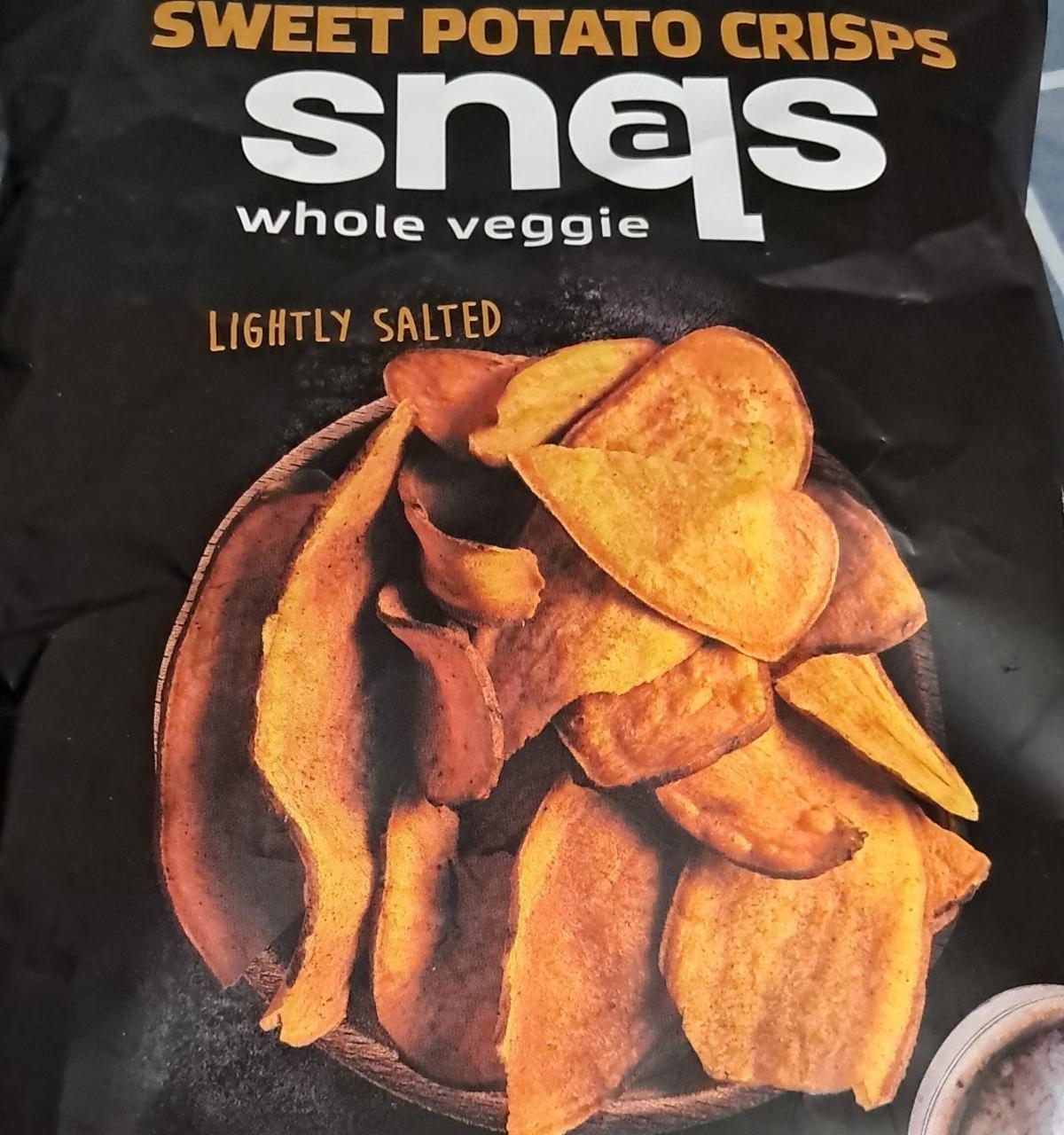 Fotografie - Sweet potato crisps lightly salted Snaqs