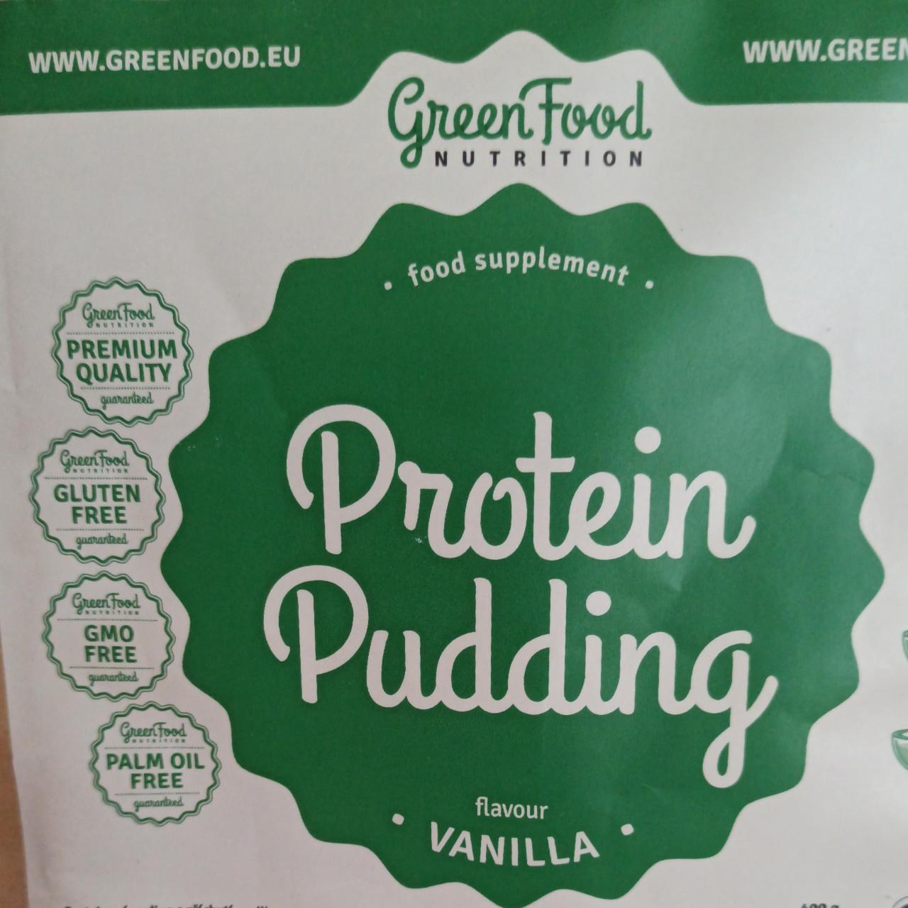 Fotografie - Protein Pudding flavour vanilla GreenFood Nutrition