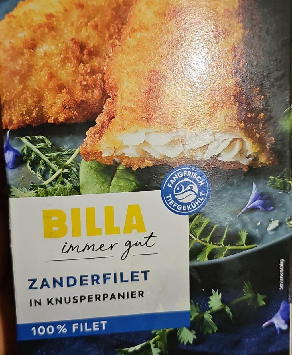 Fotografie - Zanderfilet in knusperpanier Billa