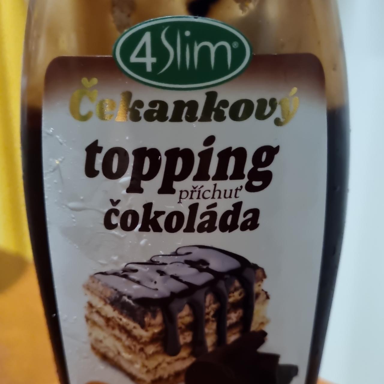 Fotografie - Čekankový topping příchuť čokoláda 4Slim