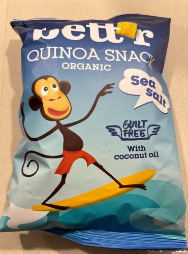 Fotografie - Quinoa snacks organic sea salt Bett’r