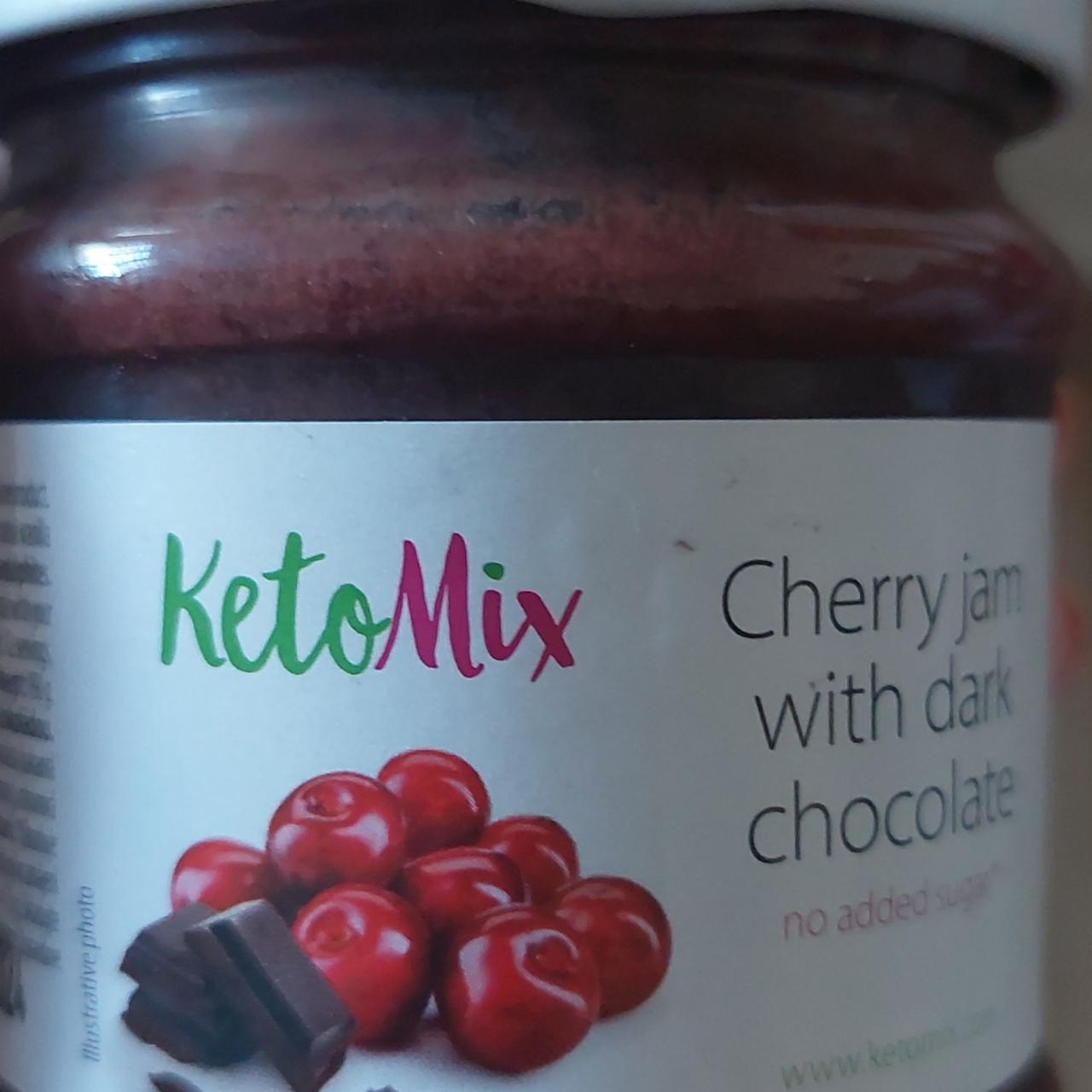 Fotografie - Cherry jam with dark chocolate KetoMix