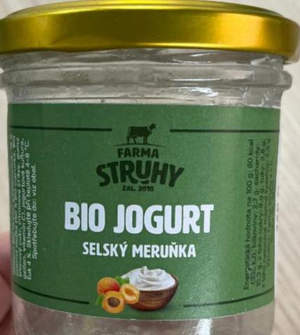 Fotografie - BIO Jogurt selský meruňka Farma Struhy